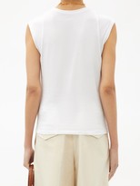 Thumbnail for your product : Frame Le Mid Round-neck Cotton Tank Top - White