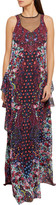 Thumbnail for your product : Mary Katrantzou Macarthur ruffled printed silk-chiffon maxi dress