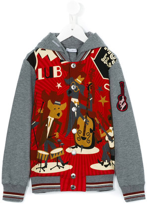 Dolce & Gabbana Kids - printed hoodie - kids - Cotton/Polypropylene/Viscose - 2 yrs