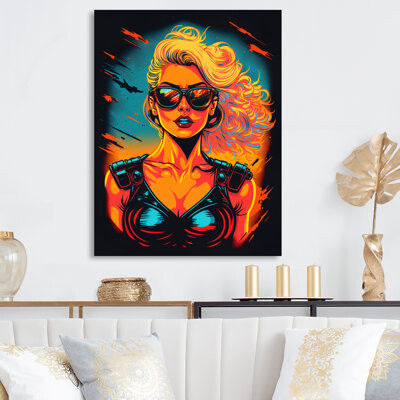 Red Barrel Studio - Woman Photography Metal Wall Décor