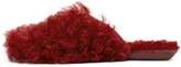 Thumbnail for your product : Molly Goddard Red UGG Edition Sheepskin Slippers