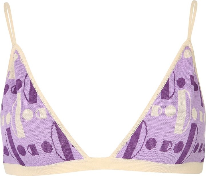 Dodo Bar Or Patterned Triangle Bra