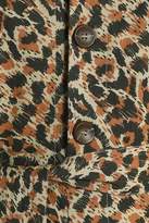 Thumbnail for your product : A.P.C. Leopard-print Cotton-poplin Playsuit