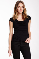 Thumbnail for your product : Paperwhite Collections Cowl Neck Cap Sleeve Tee
