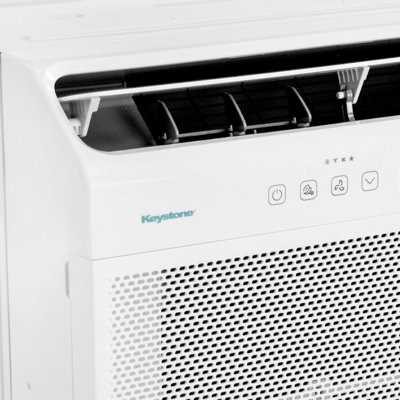 Key Stone 12,000 BTU Window Mounted Inverter Air Conditioner with Supplemental Heat and Remote Control