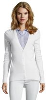 Thumbnail for your product : Wyatt white cashmere long sleeve cardigan