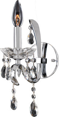 Allegri by Kalco Lighting Catalani 1-Light Candle Wall Light