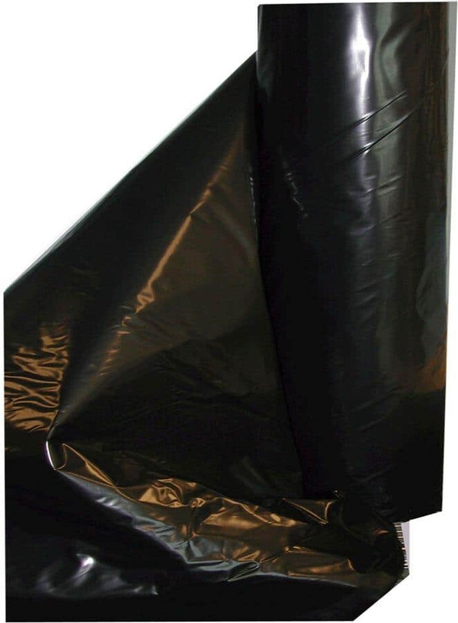 Americover 20 ft. x 100 ft. 4-mil Black Fire Retardant Poly Construction Film