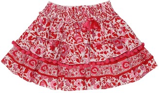 Poupette St Barth Kids Ariel floral skirt
