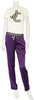 Thumbnail for your product : Juicy Couture Winter Iris/Black Striped Pant with Contrast Waistband