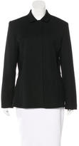 Thumbnail for your product : Halston Long Sleeve Wool Blazer