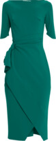 Thumbnail for your product : Chiara Boni La Petite Robe Mimmaly Side-Knot Sheath Dress