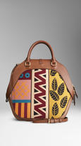 Thumbnail for your product : Burberry The Medium Orchard in Tapestry and Leather