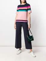 Thumbnail for your product : Paul Smith striped knitted T-shirt