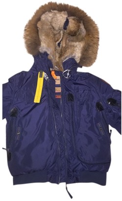 Parajumpers Blue Raccoon Coat for Women