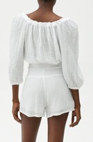 Thumbnail for your product : Michael Stars Kate Square Neck Smocked Top