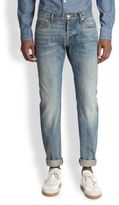 Thumbnail for your product : Vince Slim Straight Selvage Jeans