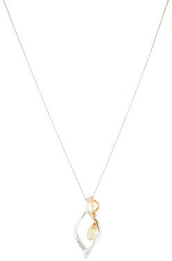 Nina Ricci Diamond and Quartz Drop Pendant Necklace