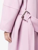 Thumbnail for your product : Marni Pink Belted alpaca coat