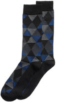 Thumbnail for your product : Perry Ellis Men's Diamond-Print Dress Socks