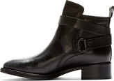 Thumbnail for your product : McQ Black Leather Bridle Ankle Boots
