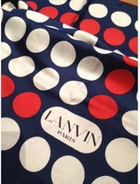 Thumbnail for your product : Lanvin Blue Silk Scarf