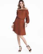 Thumbnail for your product : Whbm Off-The-Shoulder Blouson Dress