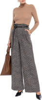 Thumbnail for your product : Missoni Herringbone Wool And Cotton-blend Wide-leg Pants