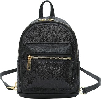 cute small black backpack