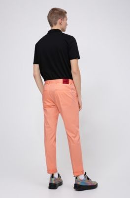 HUGO BOSS Extra-slim-fit trousers in stretch cotton