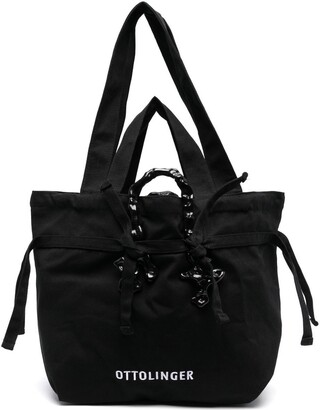 バッグ Ottolinger Denim Tote in Black Ottolinger Black Denim Tote Ottolinger