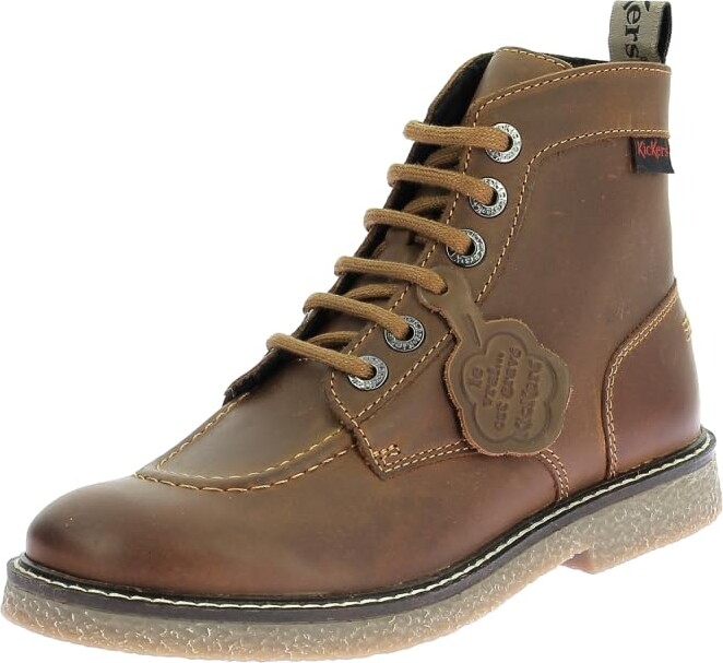 Kickers Kick Hi Boots Tan Light Cream ShopStyle