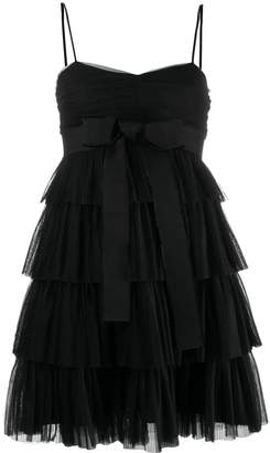 RED Valentino bow tulle embellished dress