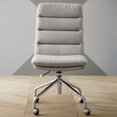 Thumbnail for your product : Pottery Barn Teen Spot On Desk Chair, Suede Gray