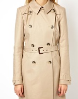Thumbnail for your product : ASOS Premium Mac With Panel Detail