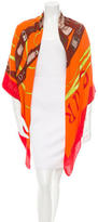Thumbnail for your product : Hermes Monsieur Et Madame Cashmere Silk Shawl