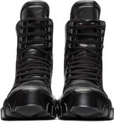Thumbnail for your product : Rick Owens Black Tractor Dunk Boots