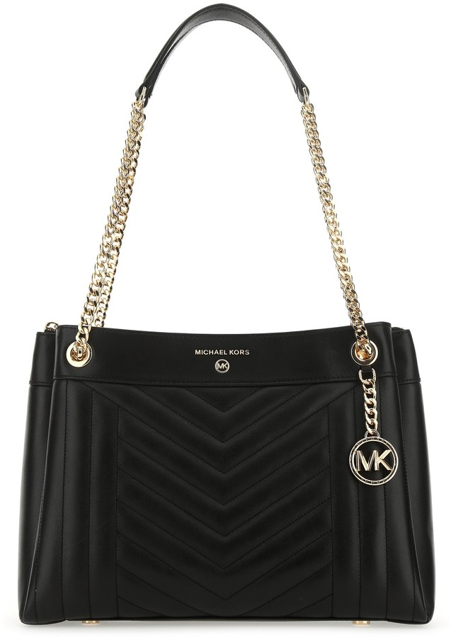 Michael michael kors susan metallic medium shoulder bag Clearance