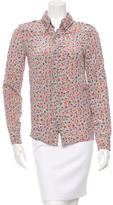 Thumbnail for your product : Alexandre Herchcovitch Silk Floral Print Top