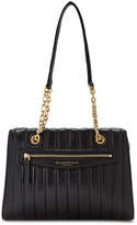 Donna Karan Collection Erin Quilted Black Leather Tote