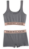 Thumbnail for your product : True Religion WOMENS BRALETTE AND BOY SHORT SET