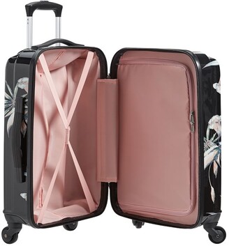 Pottery Barn Teen Roxy Channeled Hard-Sided Island Life Carry-on Spinner Suitcase