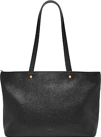 Fossil Jessie Top Zip Leather Tote Bag