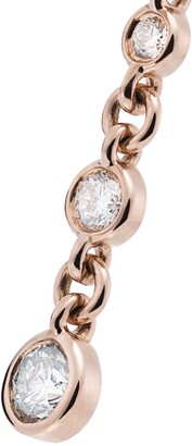 Jacquie Aiche 14K rose gold diamond drop earring