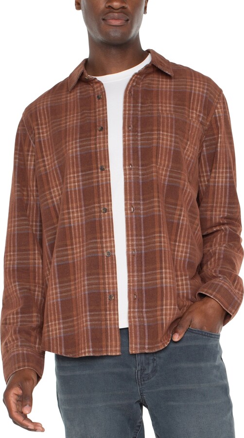 Liverpool Los Angeles Men's Long Sleeve Button-Up Shirt