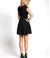 Thumbnail for your product : GUESS New Women's Fit & Flare Black Cutout Dress