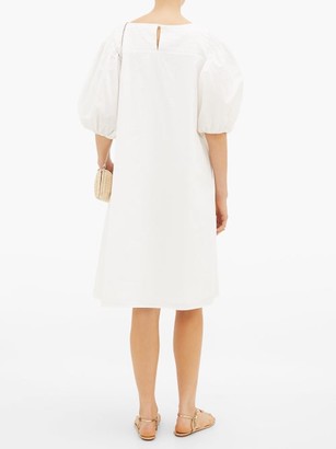 Merlette New York Aster Cotton-poplin Midi Dress - White