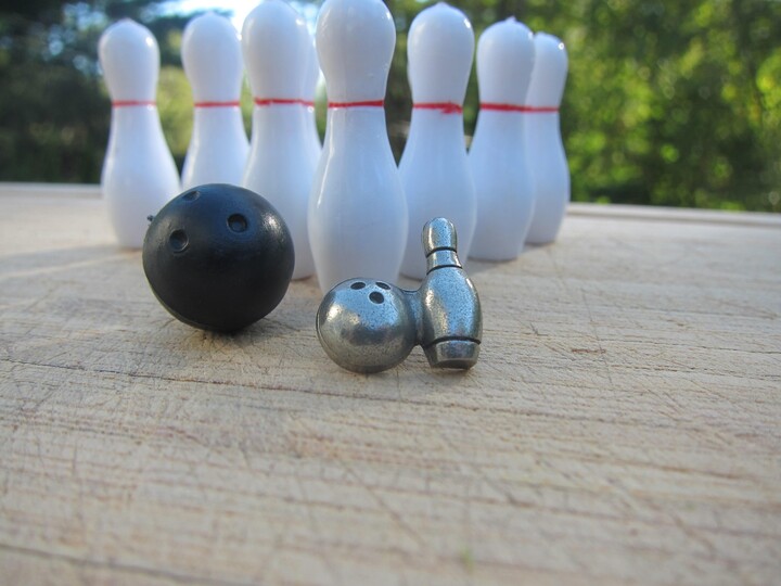 Bowling Ball Lapel Pin - Cc433- Bowling, League, Sports, Sporting Goods, & Alley Pins