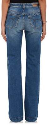 Fiorucci Women's Blair Flared Jeans-Md. Blue Size 26