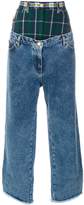 Thumbnail for your product : Natasha Zinko oversized layered jeans